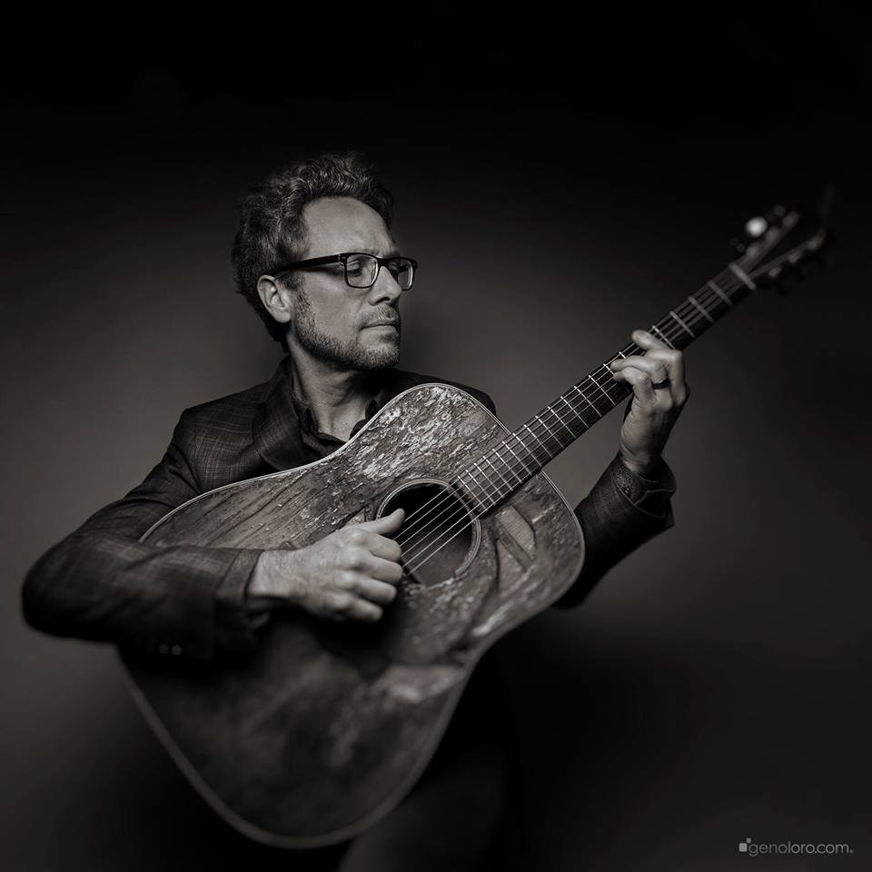Brad Thompson and his guitar, Barbara