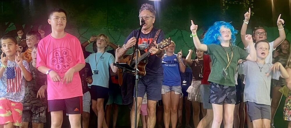 Brad Thompson at Camp CARE in North Carolina