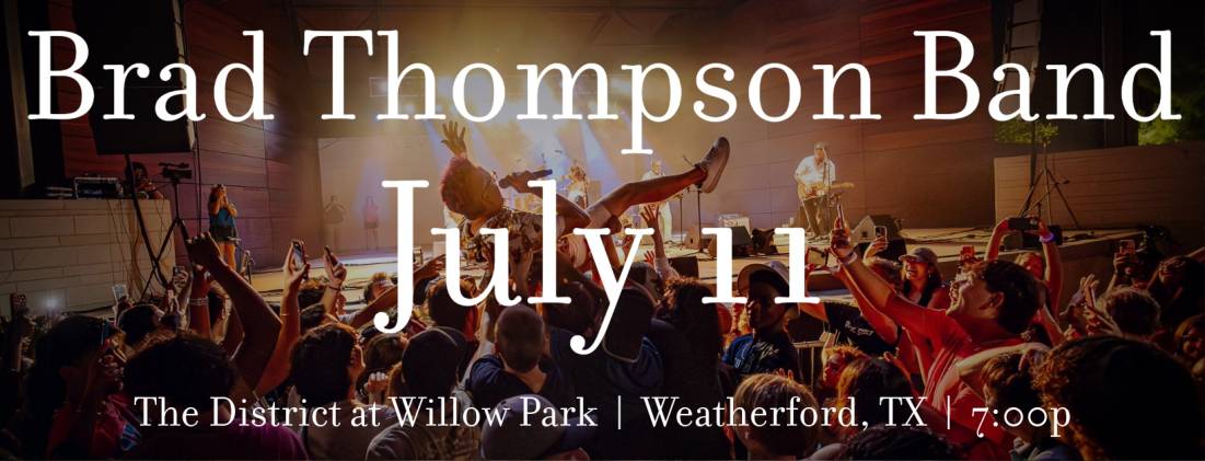 Brad Thompson Band The District July 11